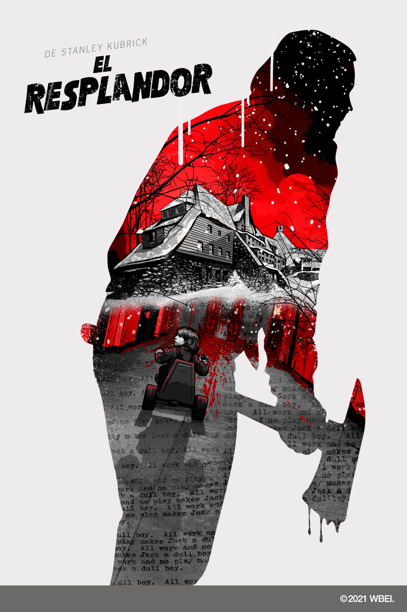 Cartel de El Resplandor